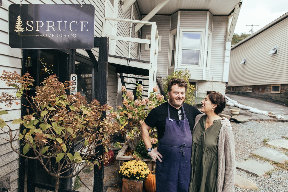 Spruce Home Goods, Lori & David photo by Anastaslia Zazuiak