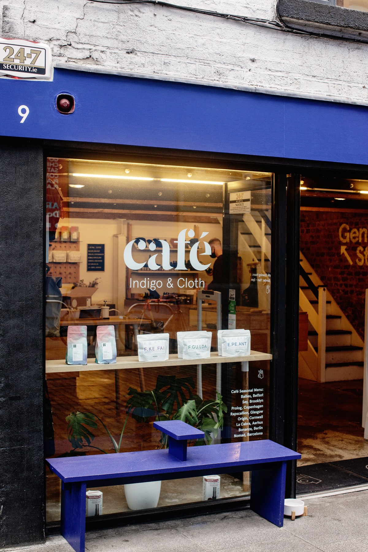 Indigo & Cloth, Dublin: shopfront