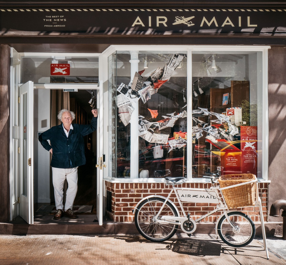 Air mail Newsstand new york photo Courtesy of Daniel Paik
