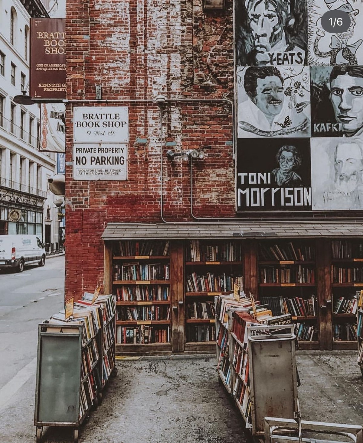 Brattle Book Shop, Boston photo by Cristina Giopp
