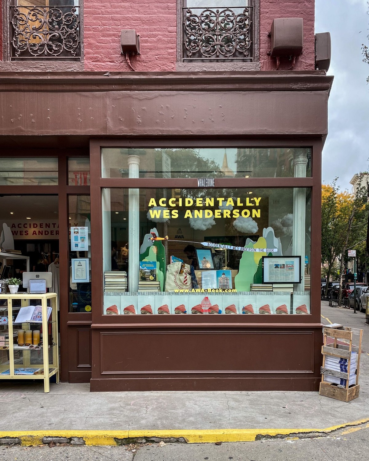 Accidentally Wes Anderson pop-up at Whalebone