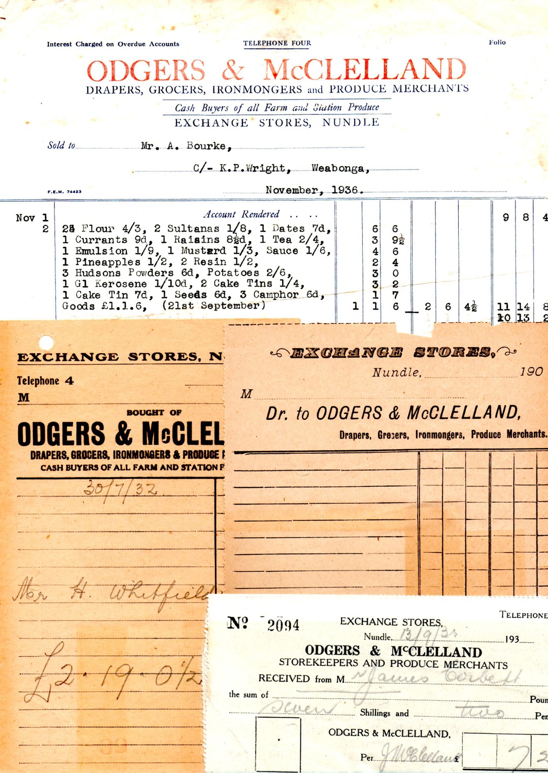 Odgers & McLelland Exchange Stores