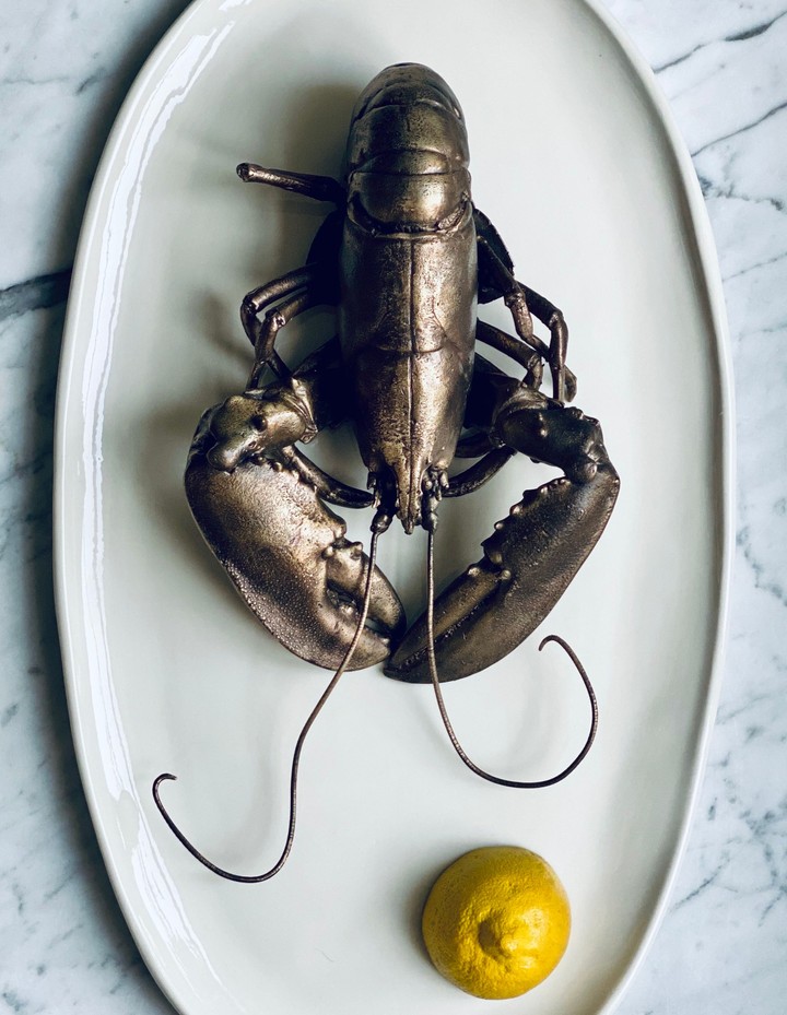 The Merchants Table, Suffolk - Alice Andrea Ewing Bronze Lobster 