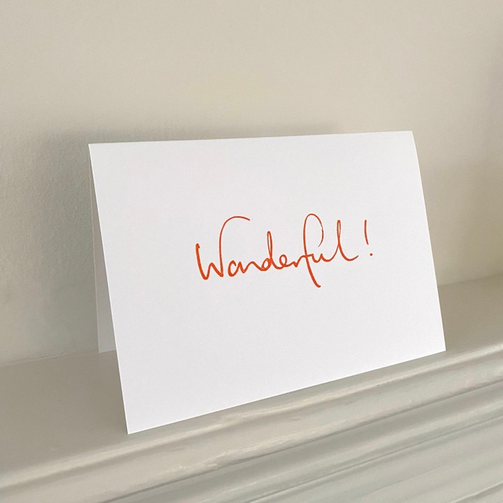 The Merchants Table, Suffolk - Letterpress Card Wonderful