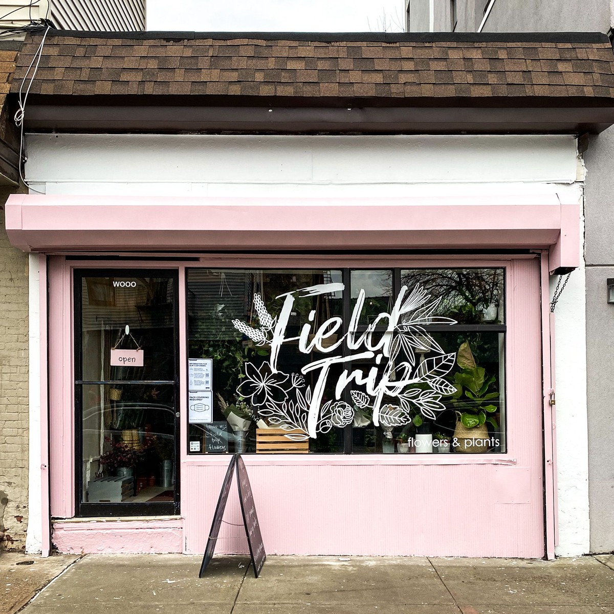 Field Trip Flowers, Brooklyn - storefront