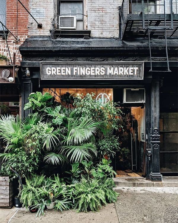 Green Fingers Market NYC shopfront