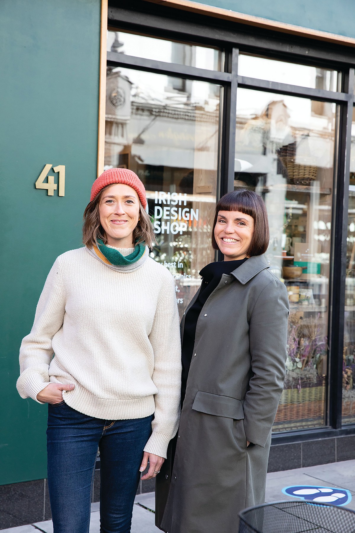 Irish Design Shop, Dublin: Shopkeepers Clare Grennan and Laura Caffrey